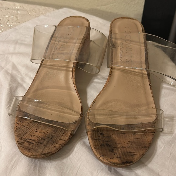 Coconut by Matisse Clear Sandal Heel - Picture 2 of 3